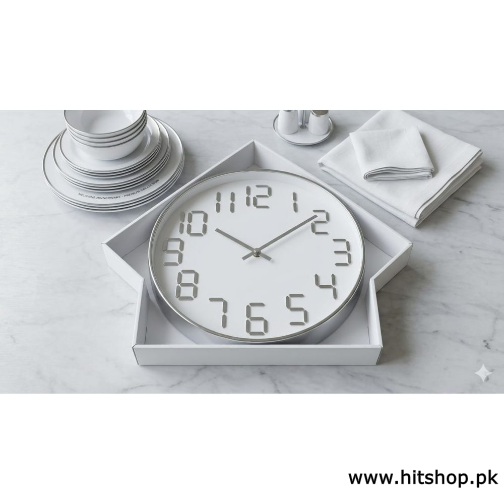 Stylish Wall Clocks Modern Design White
